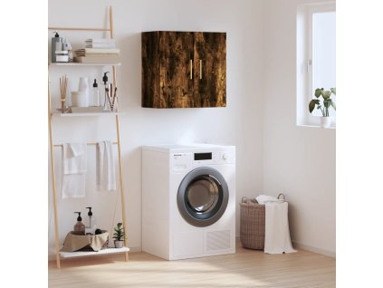 Nástěnná skříňka kouřový dub 60 x 31 x 60 cm kompozitní dřevo 829953