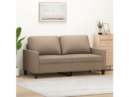 2místná pohovka cappuccino 140 cm umělá kůže 359141