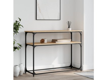 Konzolový stolek dub sonoma 100 x 35,5 x 75 cm kompozitní dřevo 834066