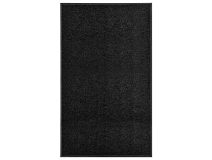 Rohožka pratelná černá 90 x 150 cm 323413