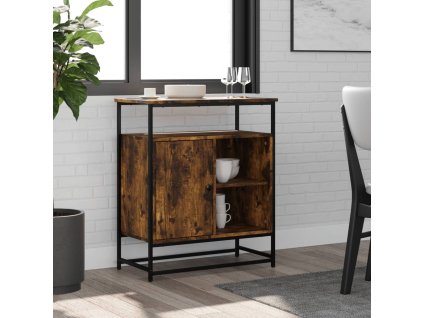 Příborník kouřový dub 69 x 35 x 80 cm kompozitní dřevo 835546