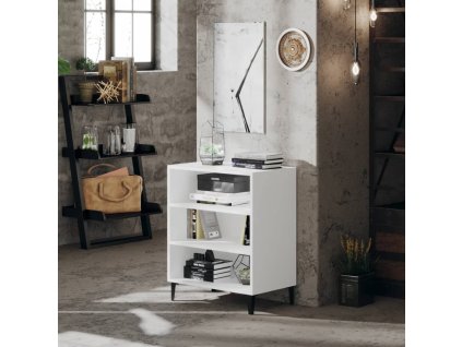 Příborník bílý 57 x 35 x 70 cm dřevotříska 806058