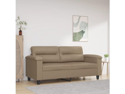 2místná pohovka cappuccino 140 cm umělá kůže 359587