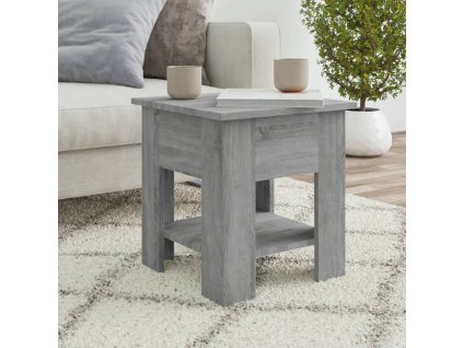 Konferenční stolek šedý sonoma 40 x 40 x 42 cm kompozitní dřevo 813081