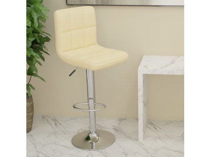 Barová židle krémová textil 334231