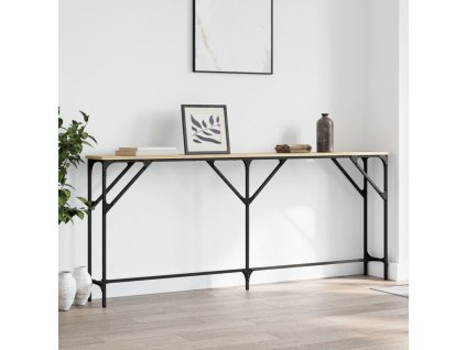 Konzolový stolek dub sonoma 180 x 23 x 75 cm kompozitní dřevo 837768