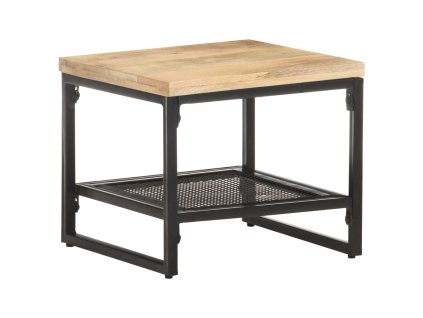 Odkládací stolek 40 x 40 x 35 cm masivní mangovníkové dřevo 320241