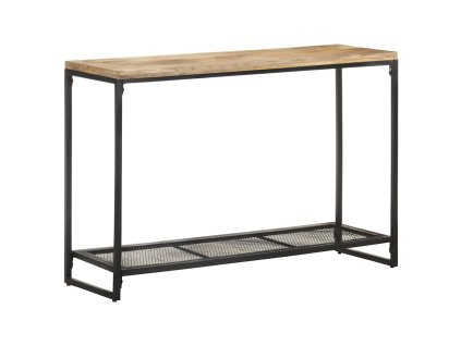 Konzolový stolek 110 x 35 x 75 cm masivní mangovníkové dřevo 320247