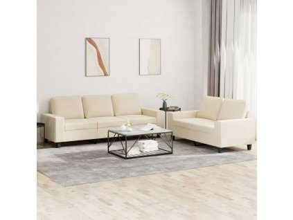 2dílná sedací souprava krémová textil 3201900