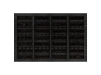 Rohožka před dveře obdélníková 40x60 cm guma a kokosové vlákno 155662