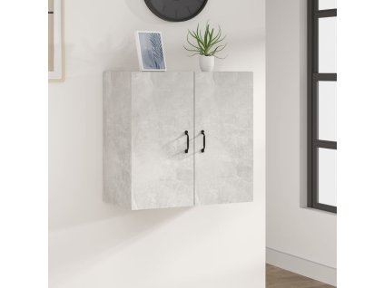 Nástěnná skříňka betonově šedá 60 x 31 x 60 cm kompozitní dřevo 812901