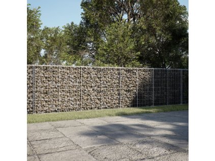 Gabionový koš s víkem 1 150 x 100 x 100 cm pozinkované železo 3295211