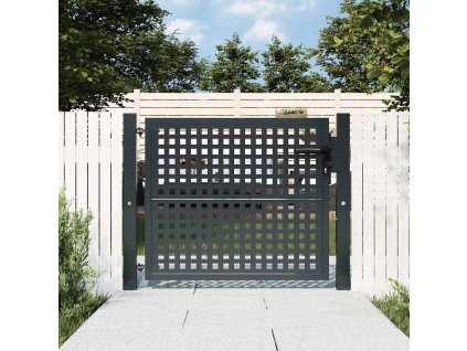 Zahradní branka antracitová 100 x 75 cm ocelová 154559
