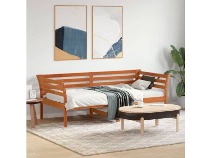 Válenda bez matrace hnědá 75x190 cm masivní borovice 842885