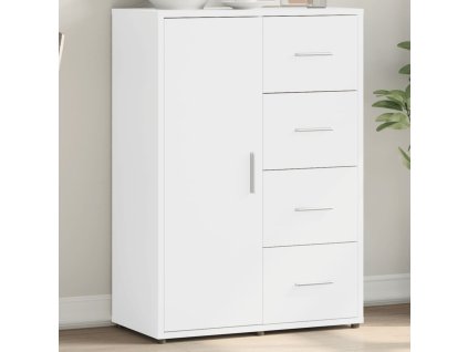 Příborník bílý 60 x 31 x 84 cm kompozitní dřevo 840506