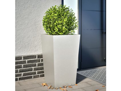 Zahradní truhlík 45 x 45 x 75 cm nerezová ocel 851102