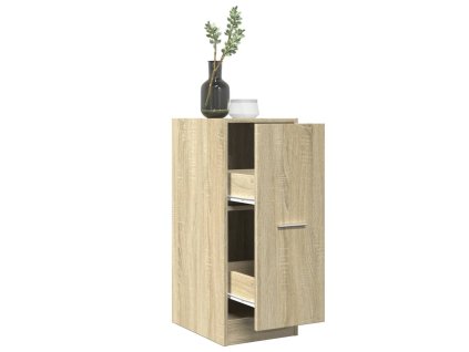 Skříňka na léky dub sonoma 30 x 41 x 77,5 cm kompozitní dřevo 855153