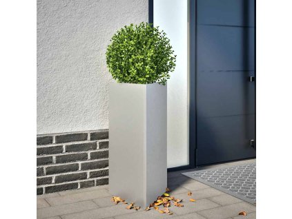 Zahradní truhlíky 2 ks trojúhelník 40x40x75 cm pozinkovaná ocel 851168