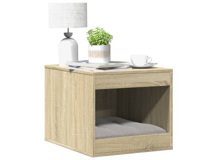 Skříňka na kočičí záchod dub sonoma 47x59x42cm kompozitní dřevo 857762