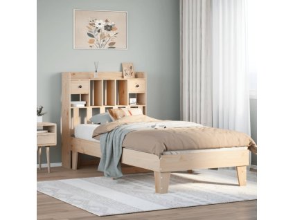 Postel bez matrace 100 x 200 cm masivní borovice 3308849