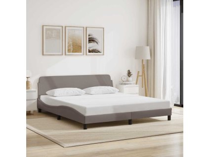 Rám postele Dover taupe 180 x 200 cm textil 373229