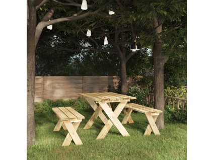 Zahradní lavice 110 cm impregnované borové dřevo 318421