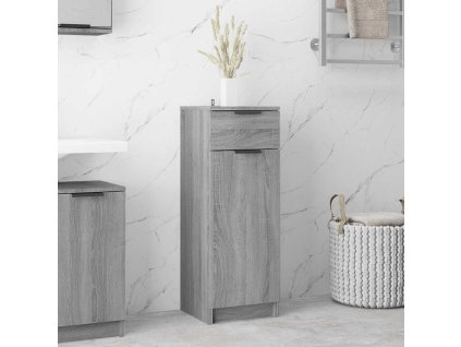 Koupelnová skříňka šedá sonoma 32 x 34 x 90 cm kompozitní dřevo 817058