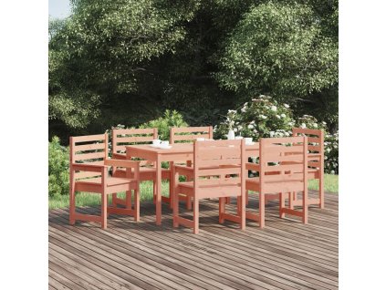 7dílný zahradní jídelní set masivní dřevo douglasky 3154718