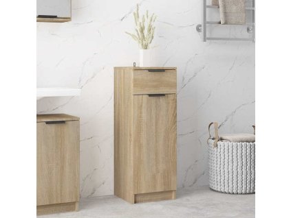 Koupelnová skříňka dub sonoma 32 x 33,5 x 90 cm kompozitní dřevo 811289