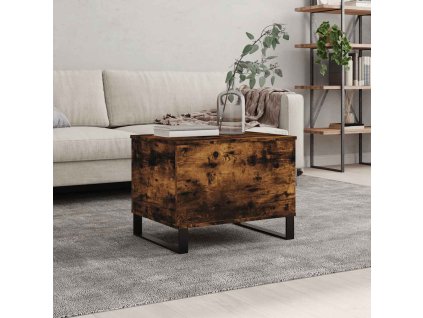 Konferenční stolek kouřový dub 60x44,5x45 cm kompozitní dřevo 830961