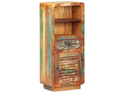 Komoda 45 x 32 x 110 cm masivní recyklované dřevo 320465