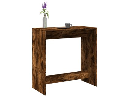 Barový stůl kouřový dub 102 x 50 x 103,5 cm kompozitní dřevo 854431