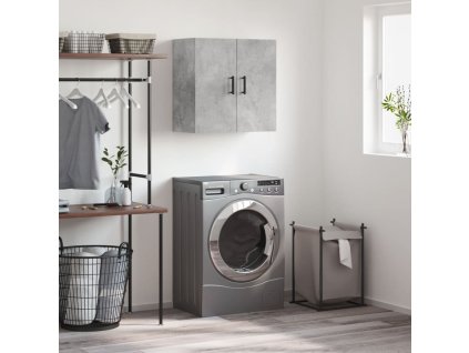 Nástěnná skříňka betonově šedá 60 x 31 x 60 cm kompozitní dřevo 829976