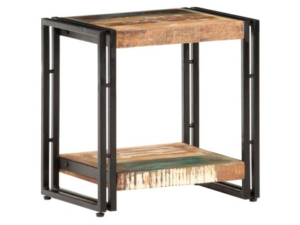 Odkládací stolek 40 x 30 x 40 cm masivní recyklované dřevo 320684