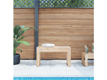 Zahradní lavice 80 x 38 x 45 cm masivní borové dřevo 825086