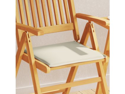 Podsedáky na zahradní nábytek 4 ks krémové 45x45x2 cm čtvercové 847729