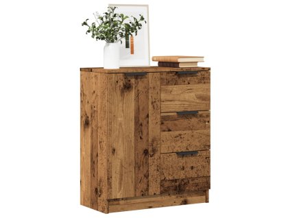 Příborník old wood 60 x 30 x 70 cm kompozitní dřevo 856836