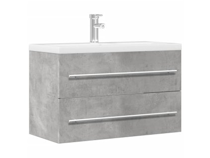 Skříňka pod umyvadlo betonově šedá 80x38,5x48 cm kompozitní dřevo 856228