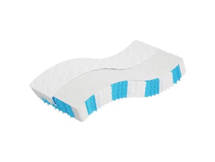 Taštičková pružinová matrace středně tvrdá 90 x 200 cm 372827