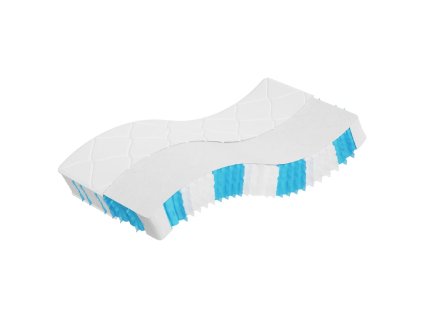 Taštičková pružinová matrace středně tvrdá 90 x 200 cm 372838