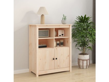 Příborník 83 x 41,5 x 100 cm masivní borové dřevo 821512