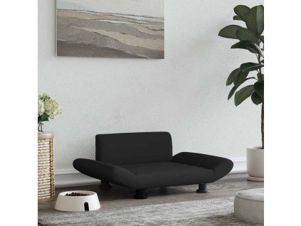 Pelíšek pro psy černý 70 x 45 x 28 cm textil 172000