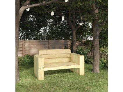 Zahradní lavice 139 cm impregnované borové dřevo 318427