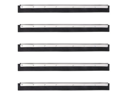 Stěrky na podlahu hlavy 5 ks 60,5 x 2 x 5 cm ocel a guma 4008381