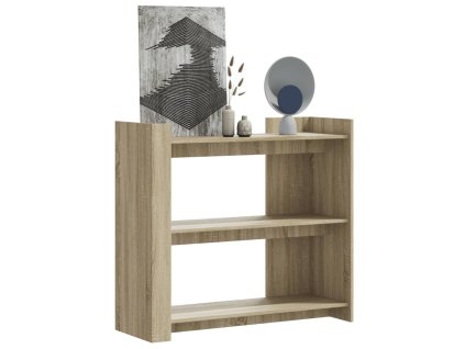 Konzolový stolek dub sonoma 100 x 35 x 90 cm kompozitní dřevo 848474
