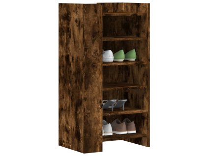 Botník kouřový dub 52 x 37,5 x 100 cm kompozitní dřevo 848448