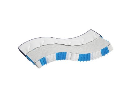 Taštičková pružinová matrace středně tvrdá 120 x 200 cm 372851