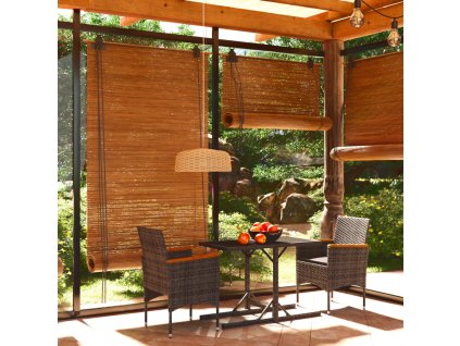 3dílný zahradní jídelní set šedý 3072474