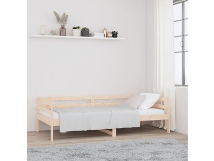 Válenda bez matrace 80 x 200 cm masivní borovice 814674