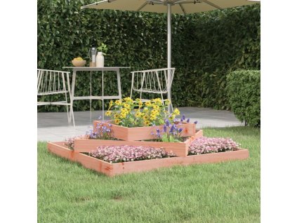 Truhlík 112 x 112 x 27 cm masivní dřevo douglasky 823890